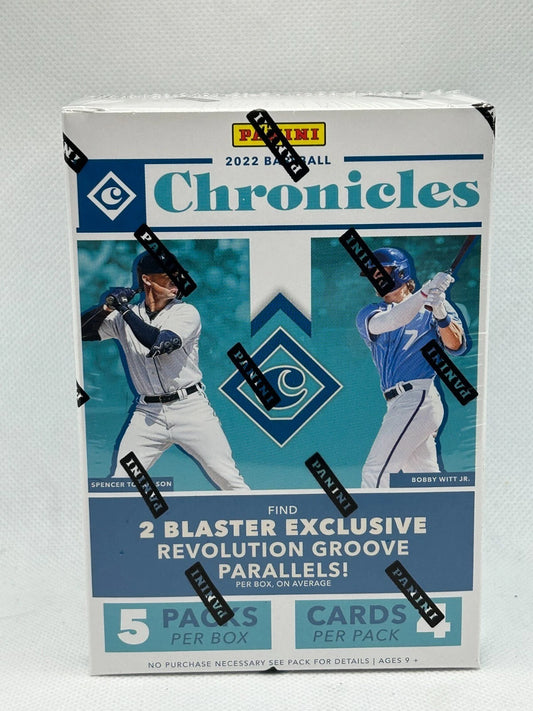 2022 Panini Chronicles Baseball MLB 20 Card Blaster Box Trading Cards