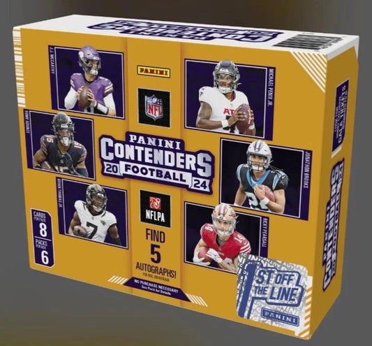 2024 Panini Contenders FOTL NFL Football Hobby Box Factory Sealed